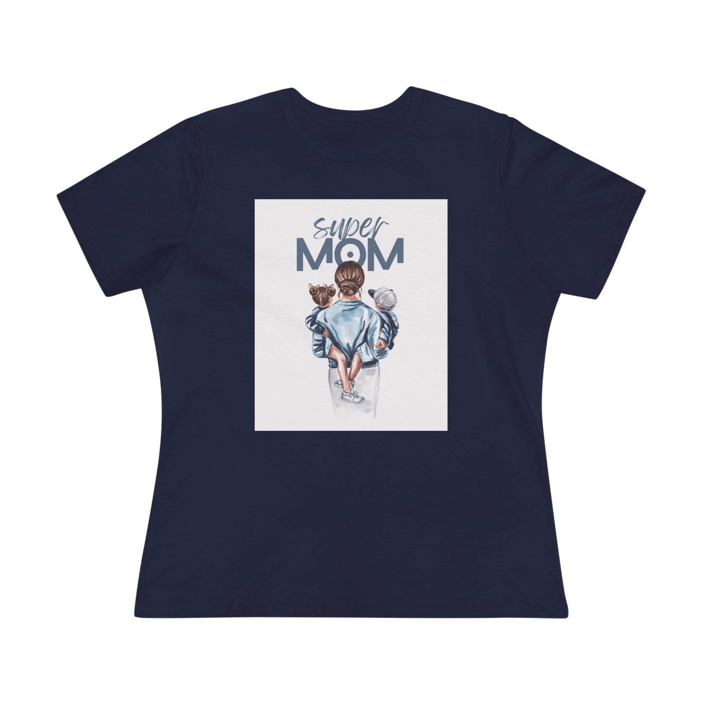 Super Mom Women's Cotton Tee - Perfect Gift for Mother's Day