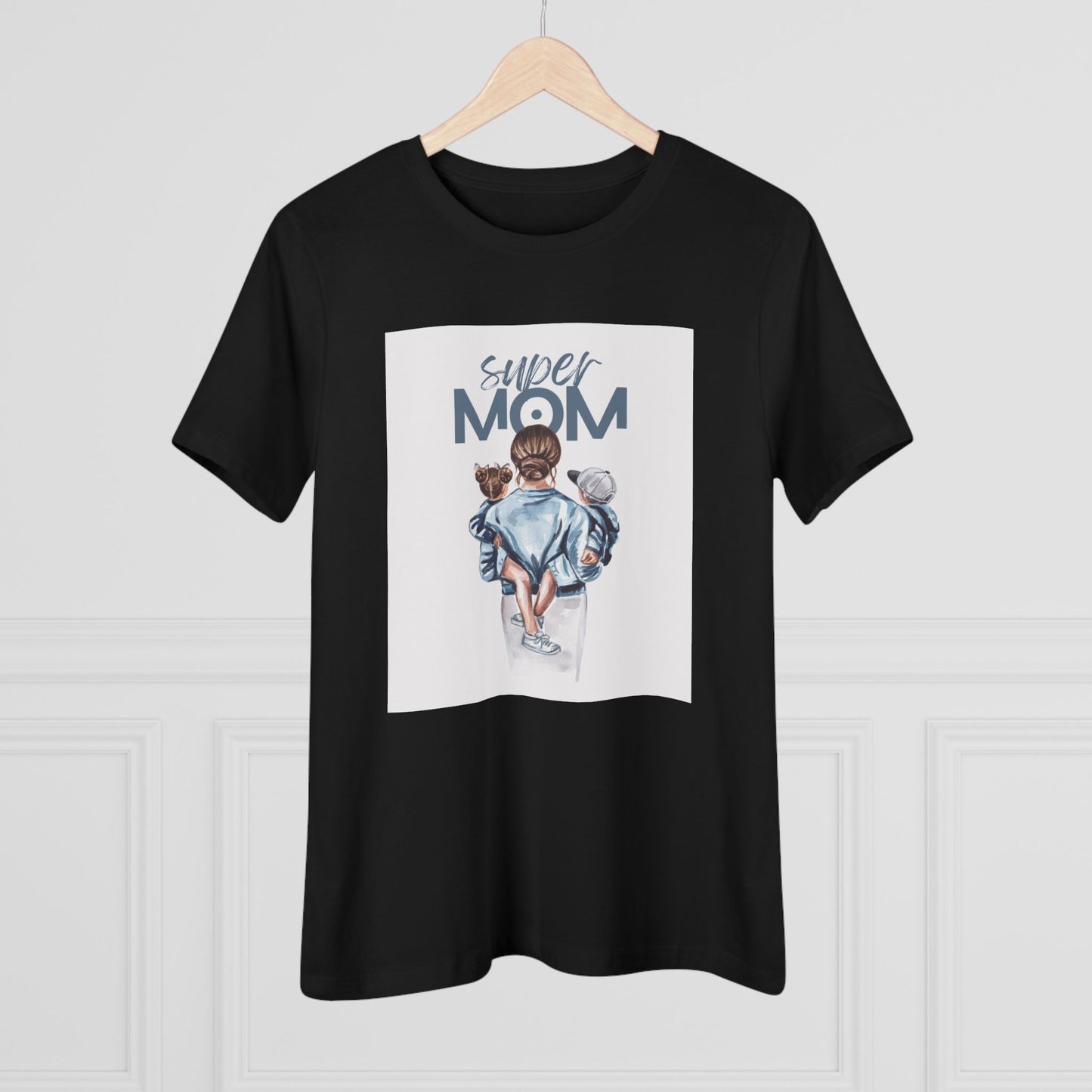 Super Mom Women's Cotton Tee - Perfect Gift for Mother's Day
