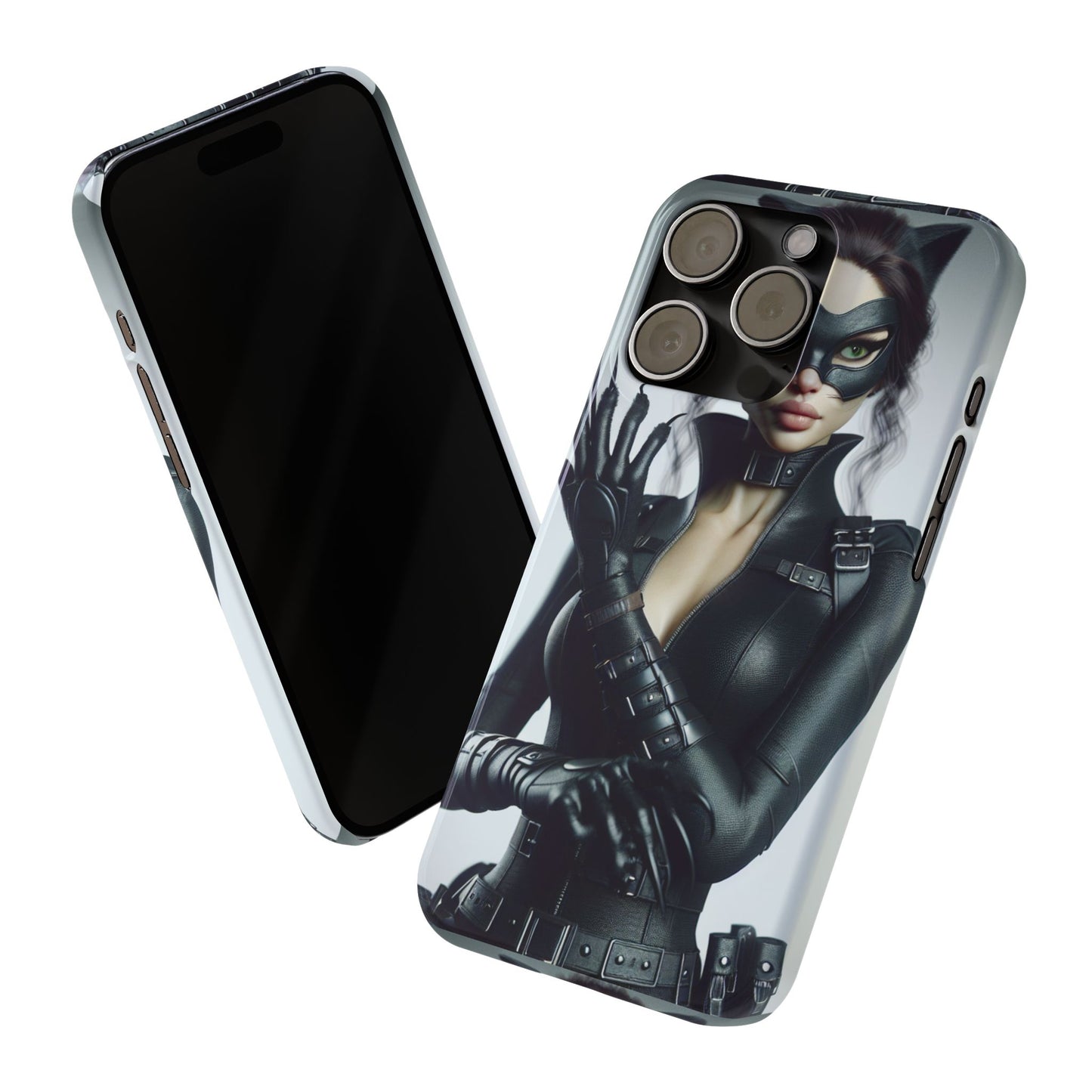 Catwoman-Inspired Slim Phone Case - Stylish Protection for Superhero Fans