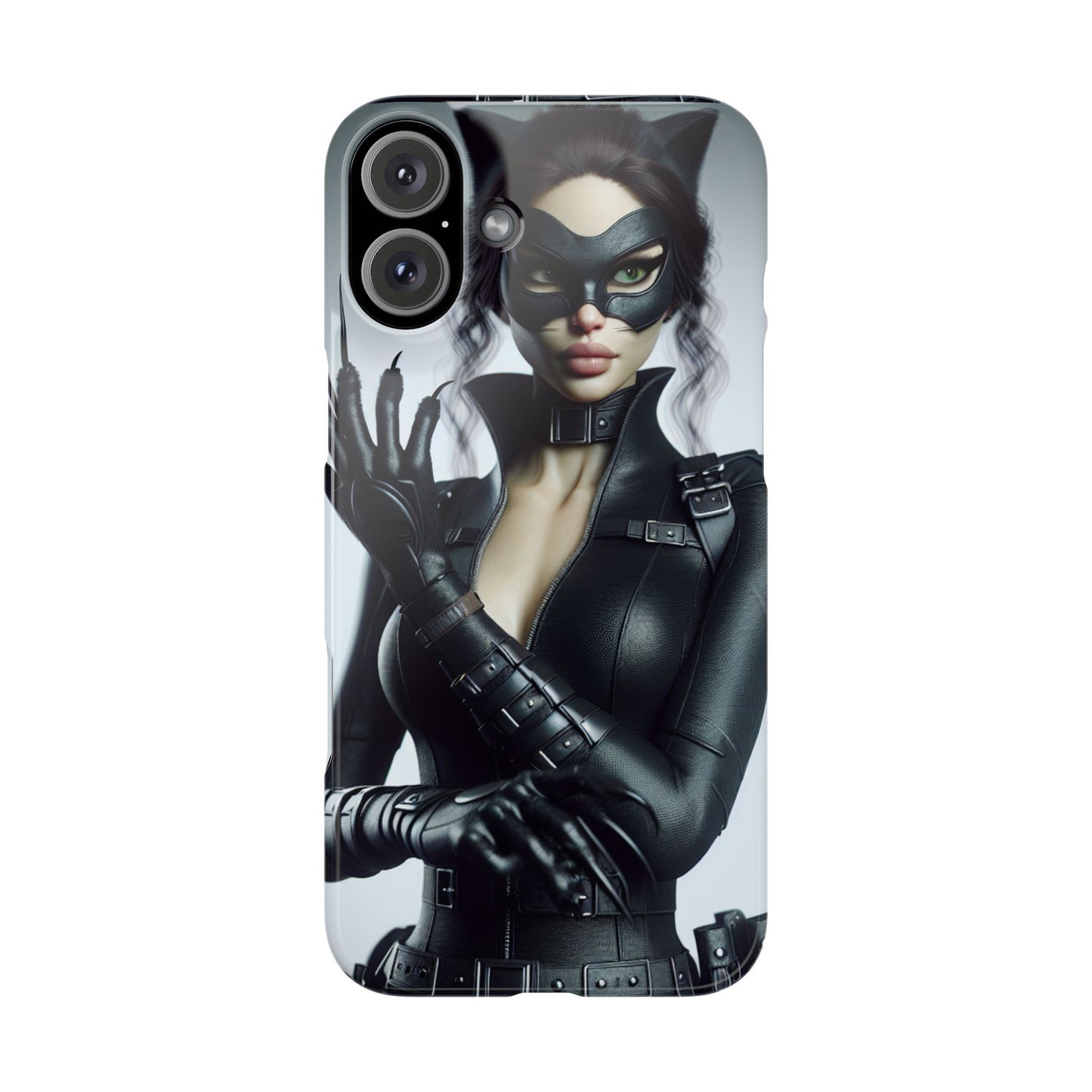 Catwoman-Inspired Slim Phone Case - Stylish Protection for Superhero Fans