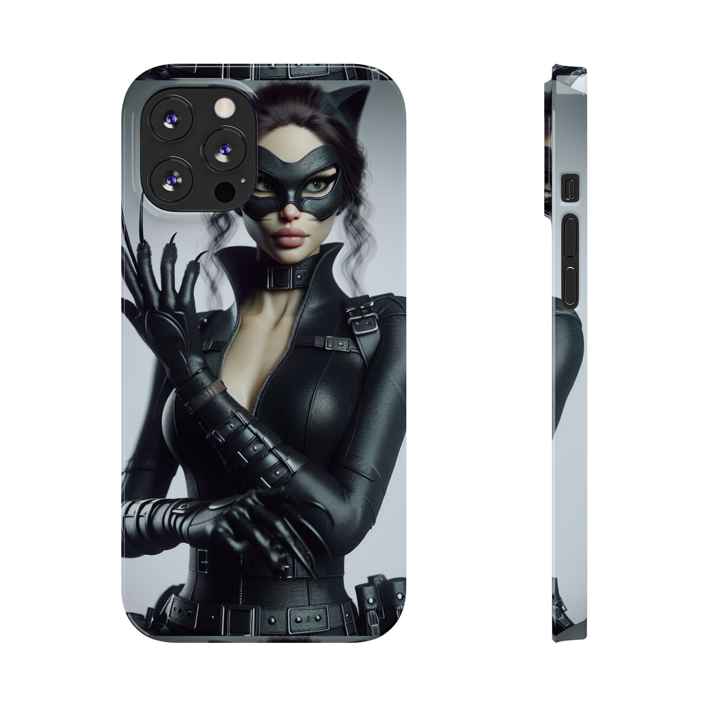 Catwoman-Inspired Slim Phone Case - Stylish Protection for Superhero Fans