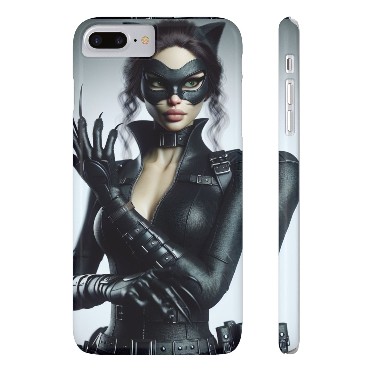 Catwoman-Inspired Slim Phone Case - Stylish Protection for Superhero Fans
