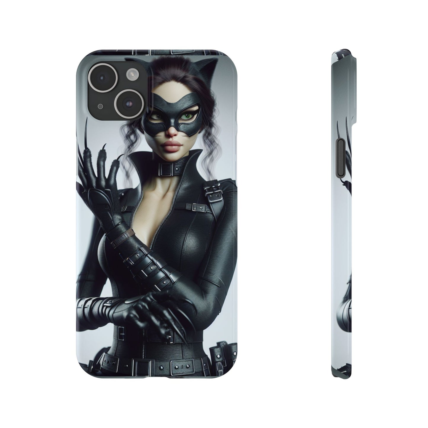 Catwoman-Inspired Slim Phone Case - Stylish Protection for Superhero Fans