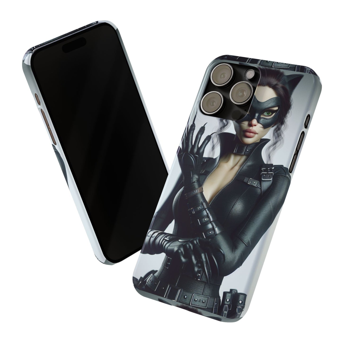 Catwoman-Inspired Slim Phone Case - Stylish Protection for Superhero Fans