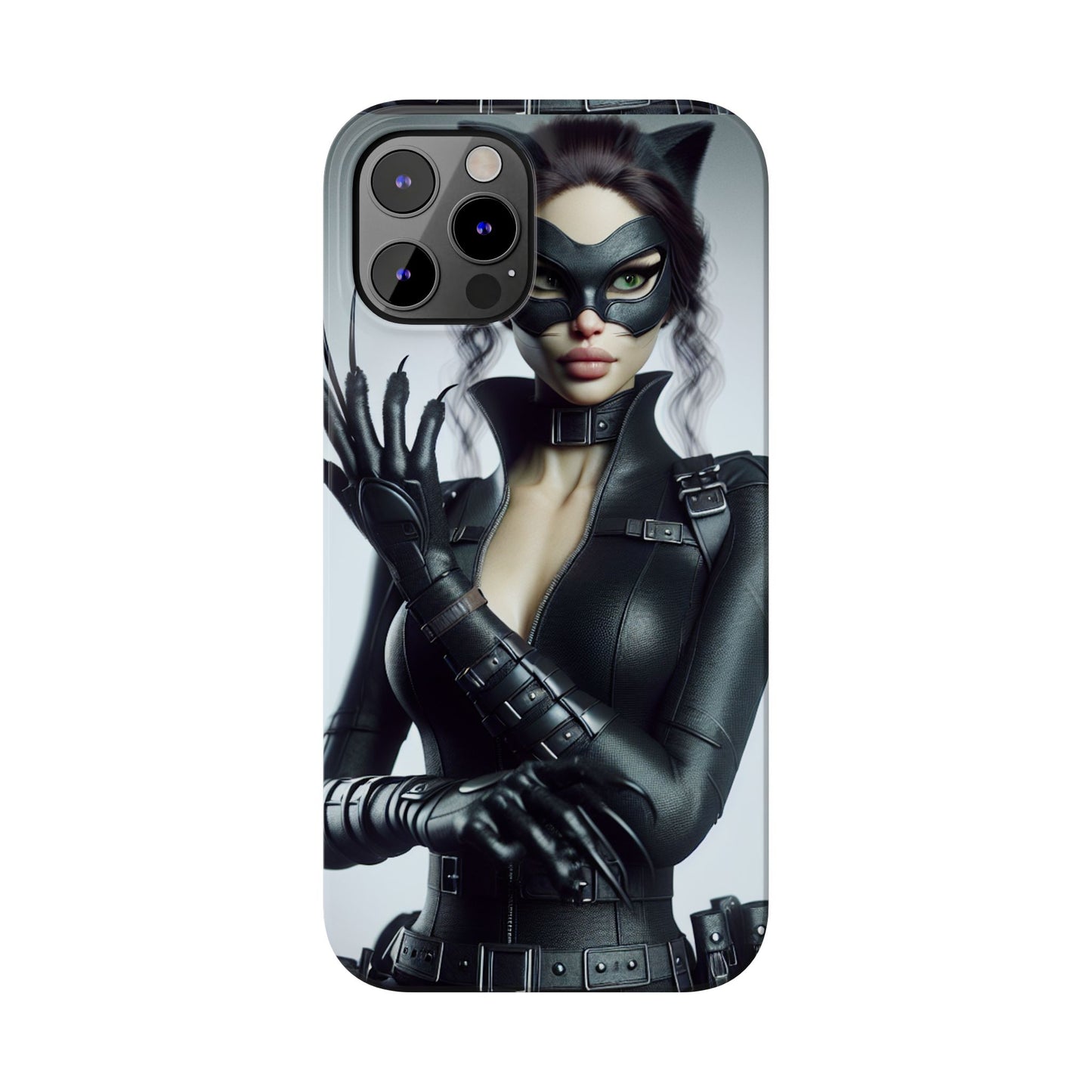 Catwoman-Inspired Slim Phone Case - Stylish Protection for Superhero Fans
