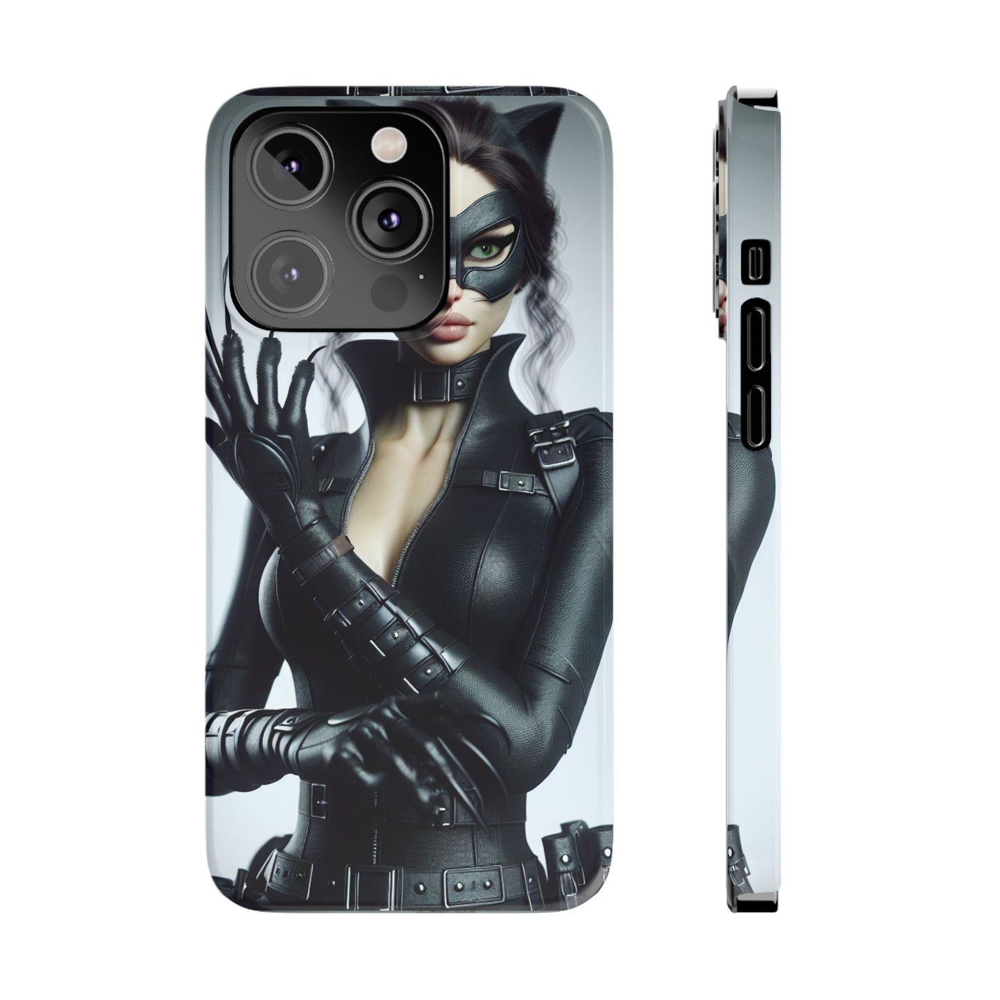 Catwoman-Inspired Slim Phone Case - Stylish Protection for Superhero Fans