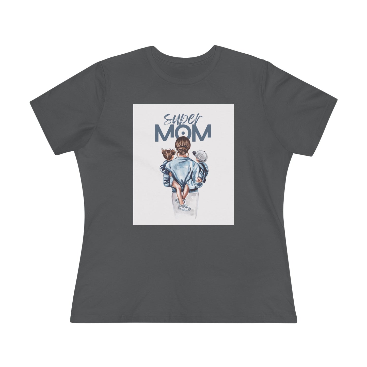 Super Mom Women's Cotton Tee - Perfect Gift for Mother's Day
