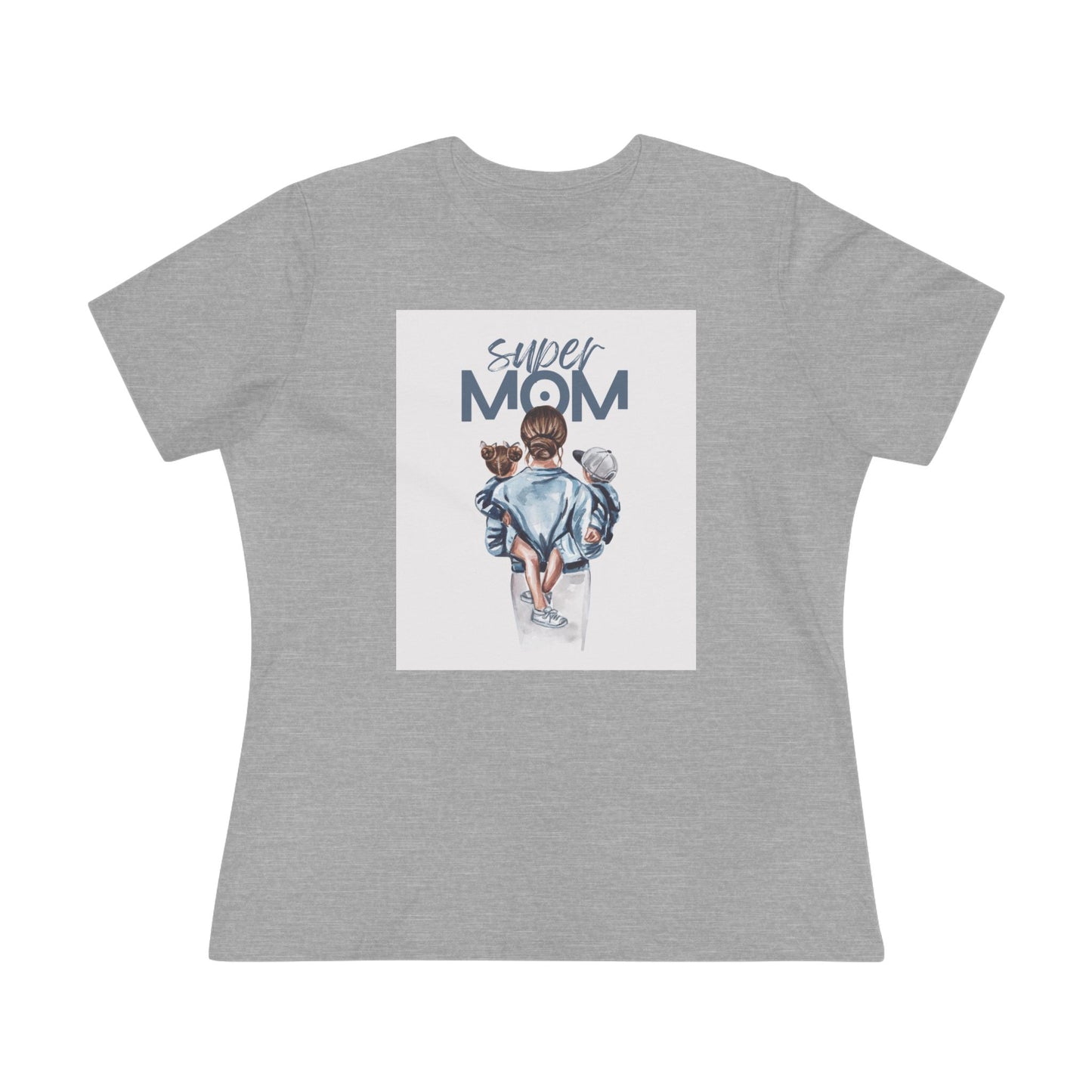Super Mom Women's Cotton Tee - Perfect Gift for Mother's Day