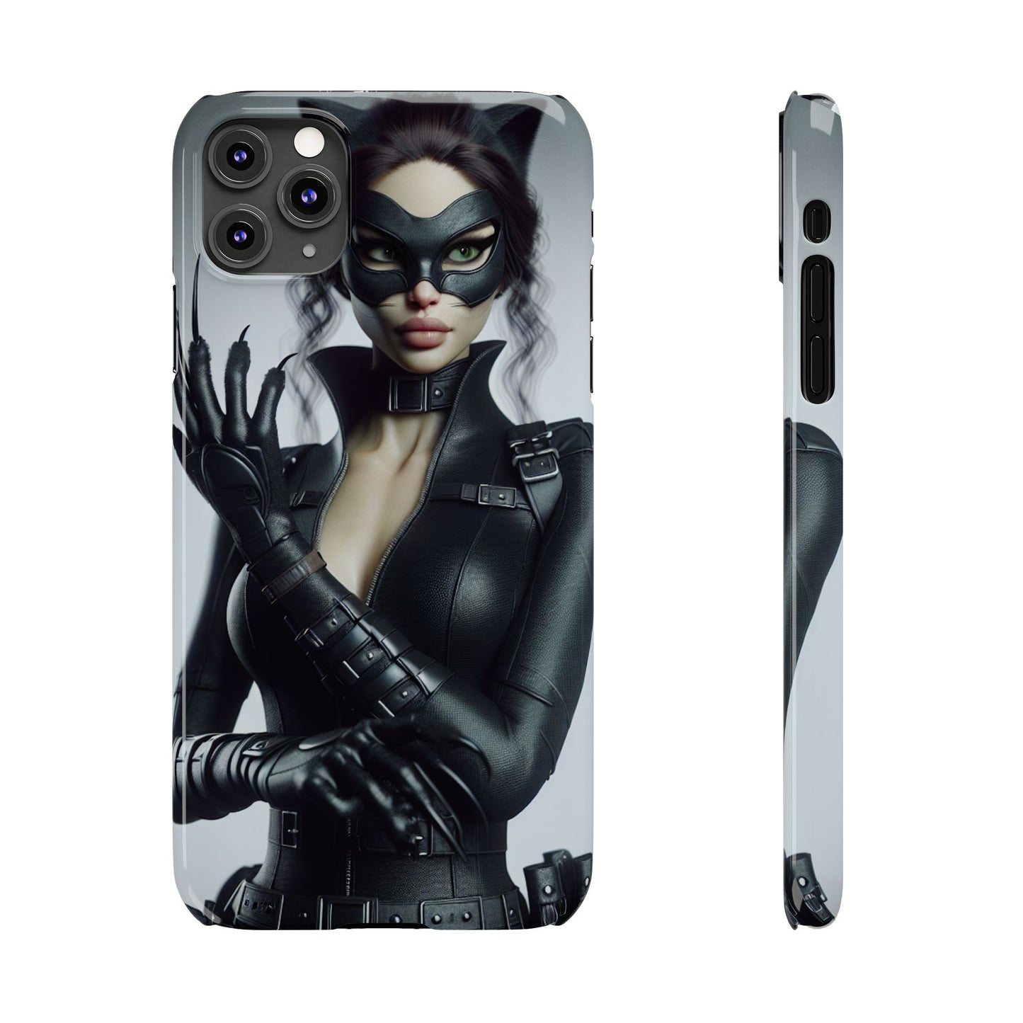Catwoman-Inspired Slim Phone Case - Stylish Protection for Superhero Fans