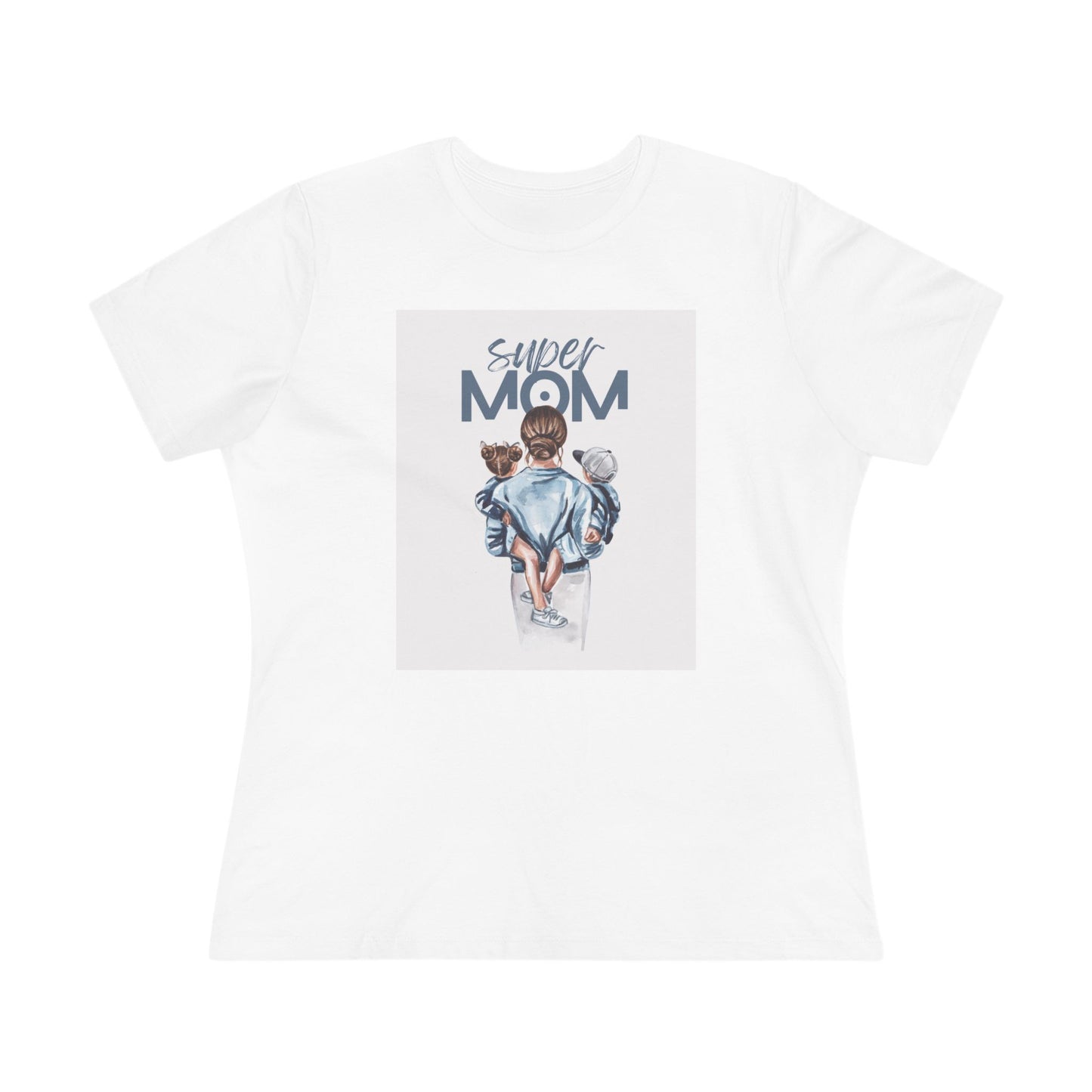 Super Mom Women's Cotton Tee - Perfect Gift for Mother's Day