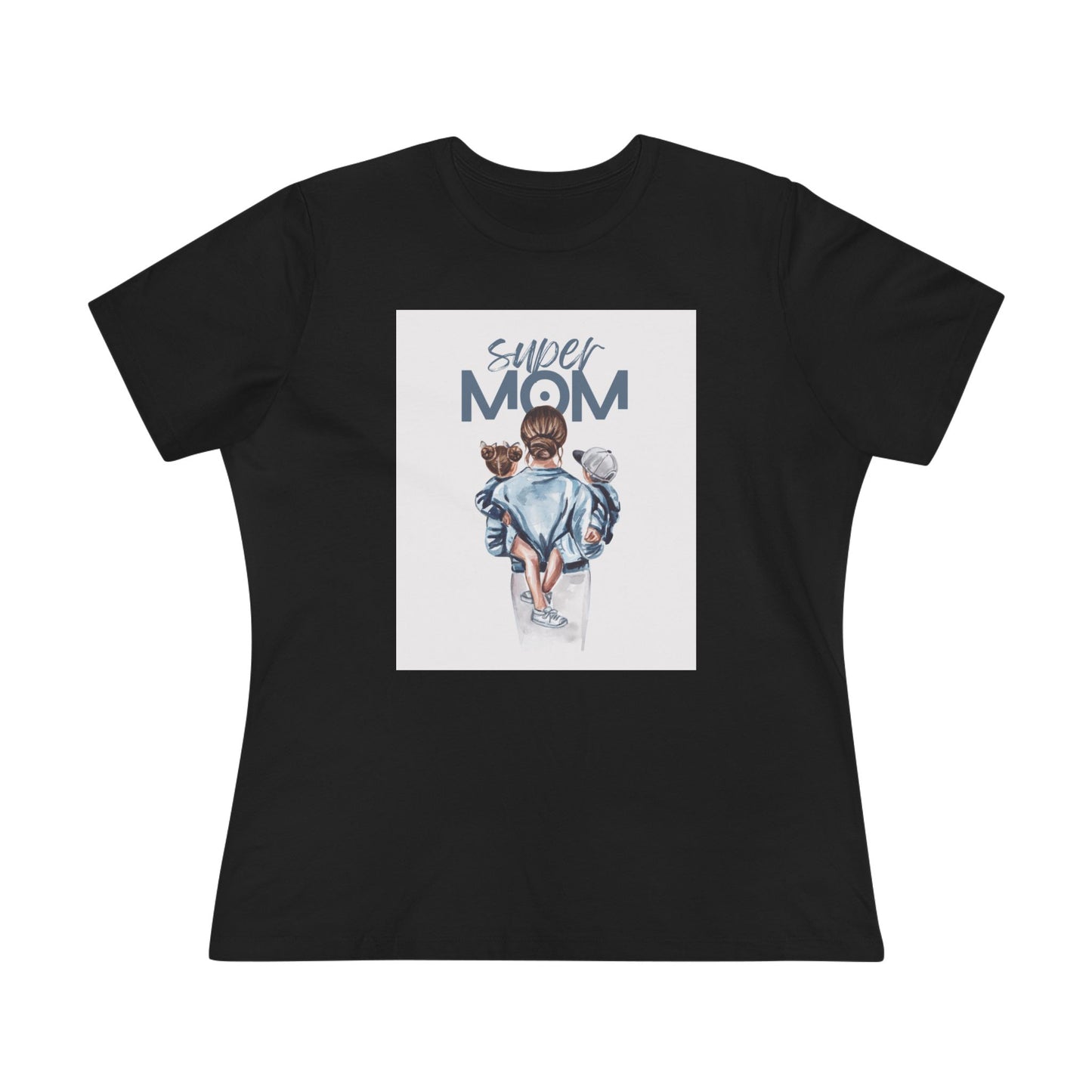 Super Mom Women's Cotton Tee - Perfect Gift for Mother's Day