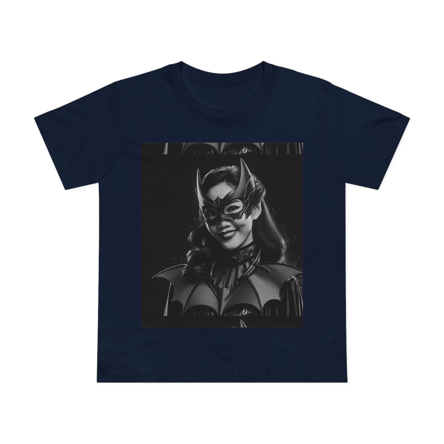 Women’s Black Batgirl Tee - Superhero Graphic T-Shirt for Fans