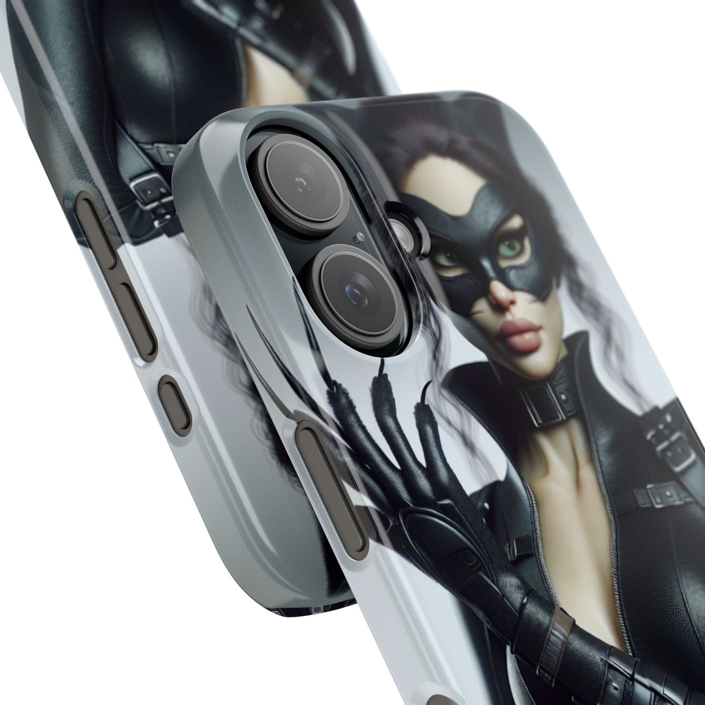 Catwoman-Inspired Slim Phone Case - Stylish Protection for Superhero Fans