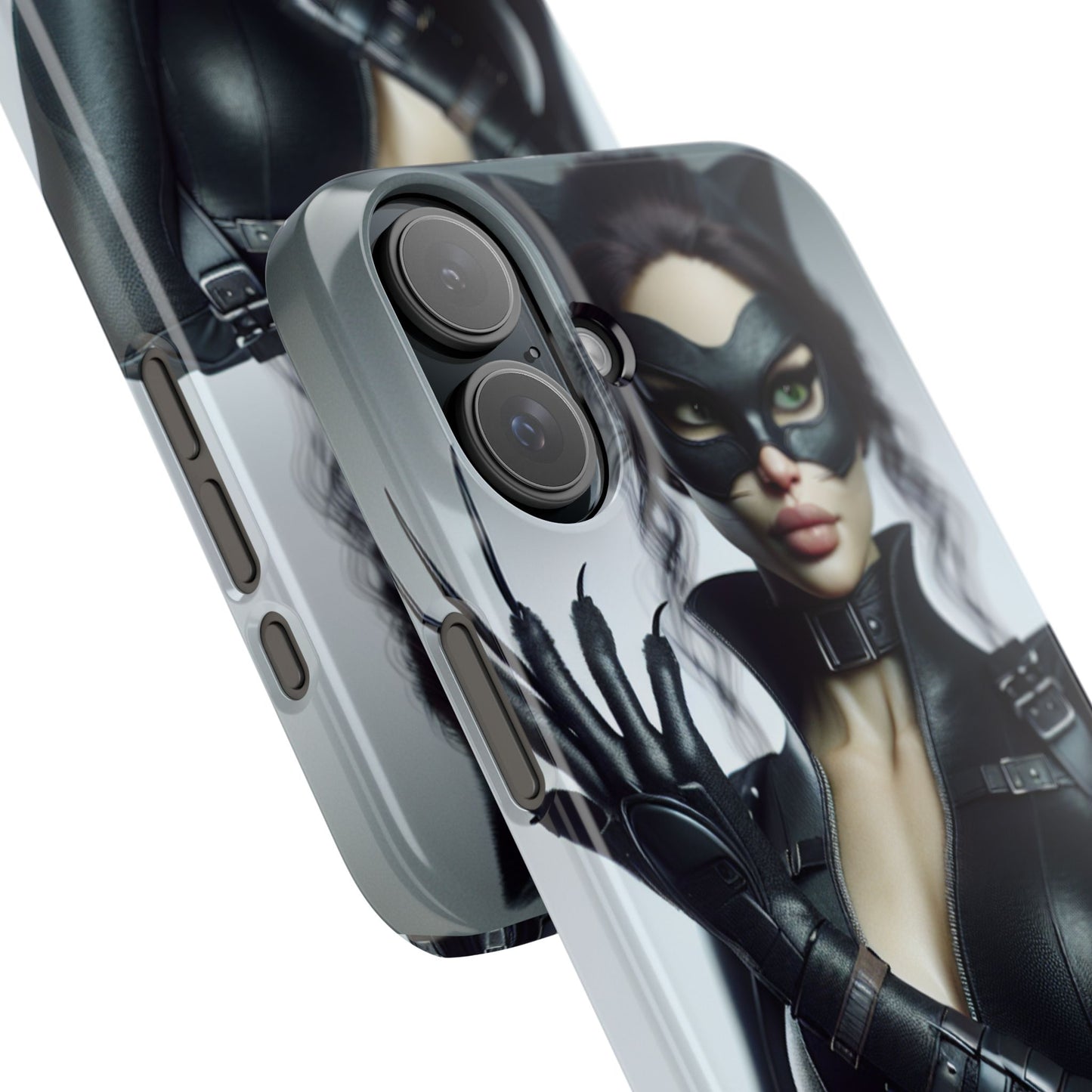 Catwoman-Inspired Slim Phone Case - Stylish Protection for Superhero Fans