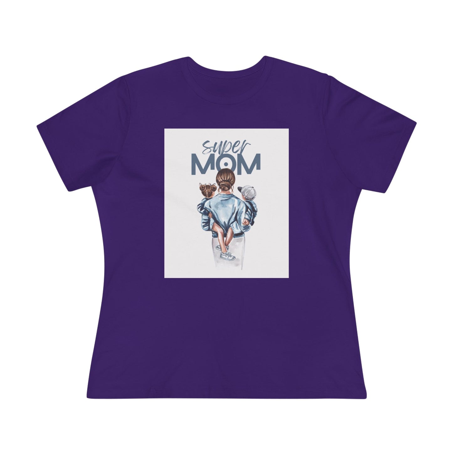 Super Mom Women's Cotton Tee - Perfect Gift for Mother's Day