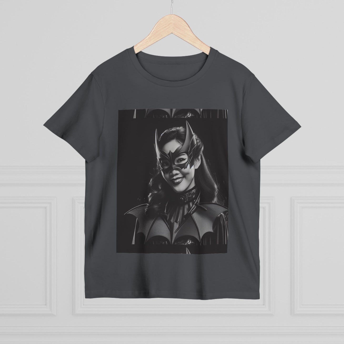 Women’s Black Batgirl Tee - Superhero Graphic T-Shirt for Fans