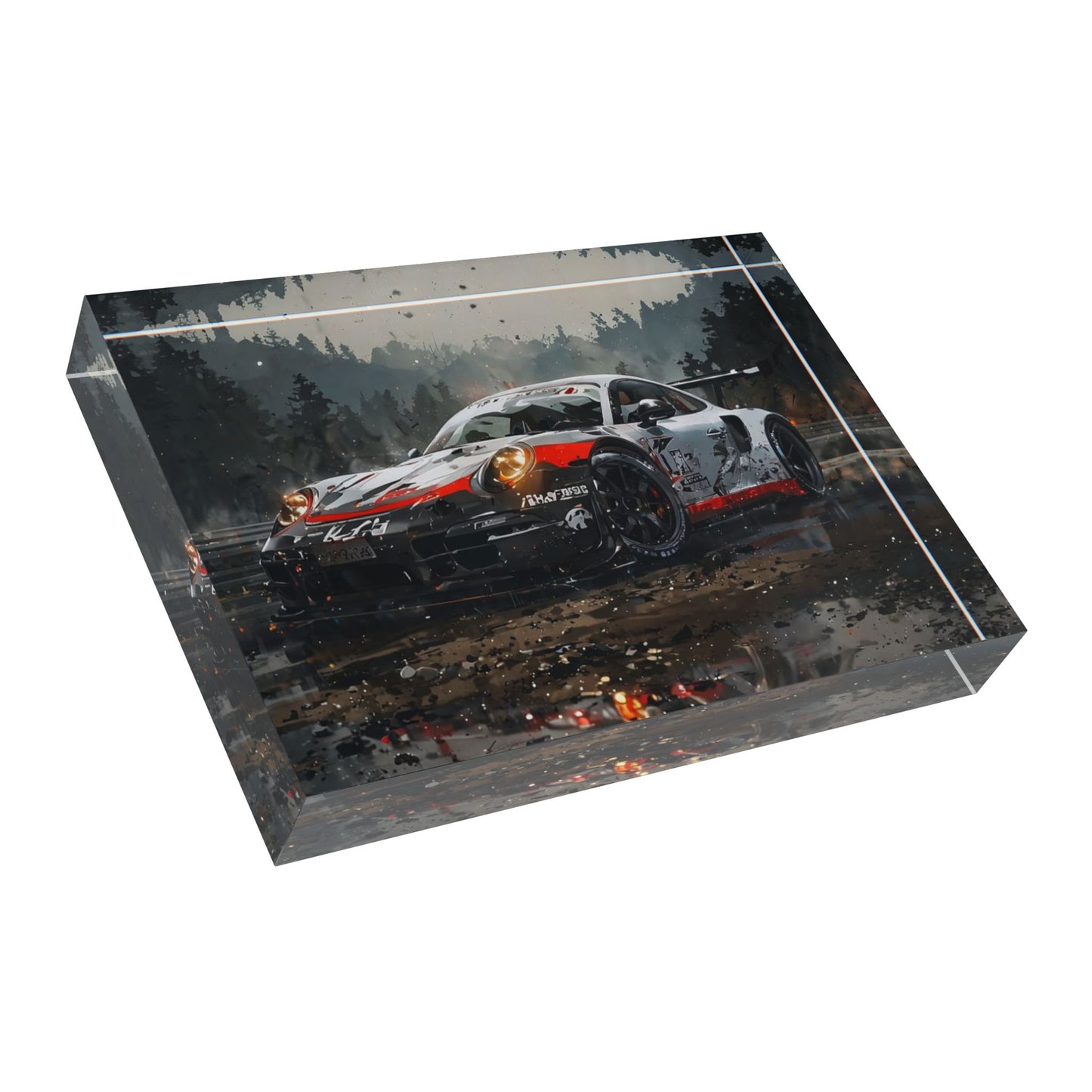 Photo Block - porsche Car Perfect Gift for Auto Enthusiasts