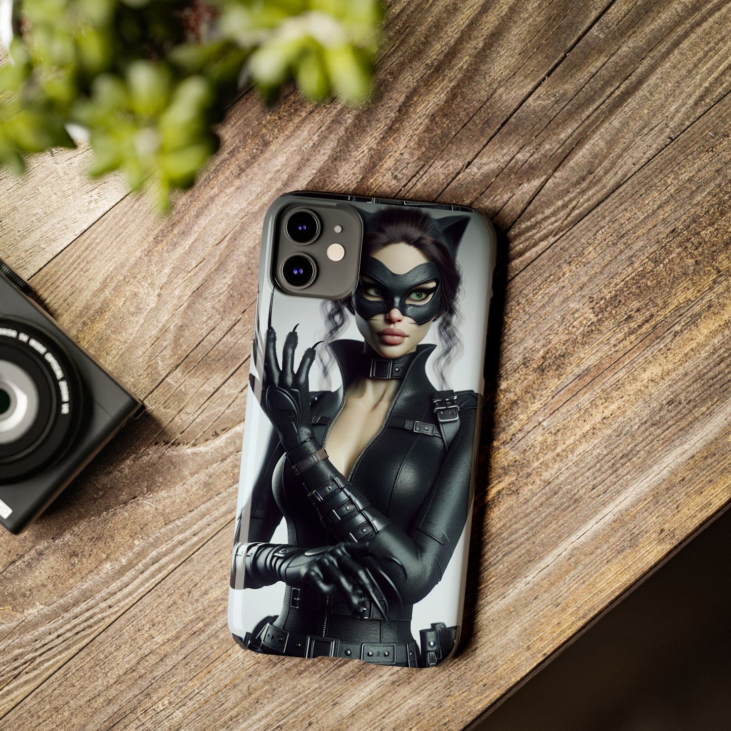 Catwoman-Inspired Slim Phone Case - Stylish Protection for Superhero Fans
