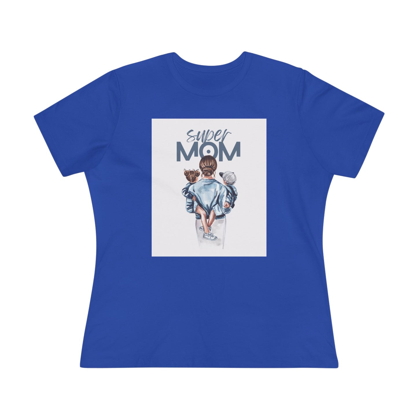 Super Mom Women's Cotton Tee - Perfect Gift for Mother's Day