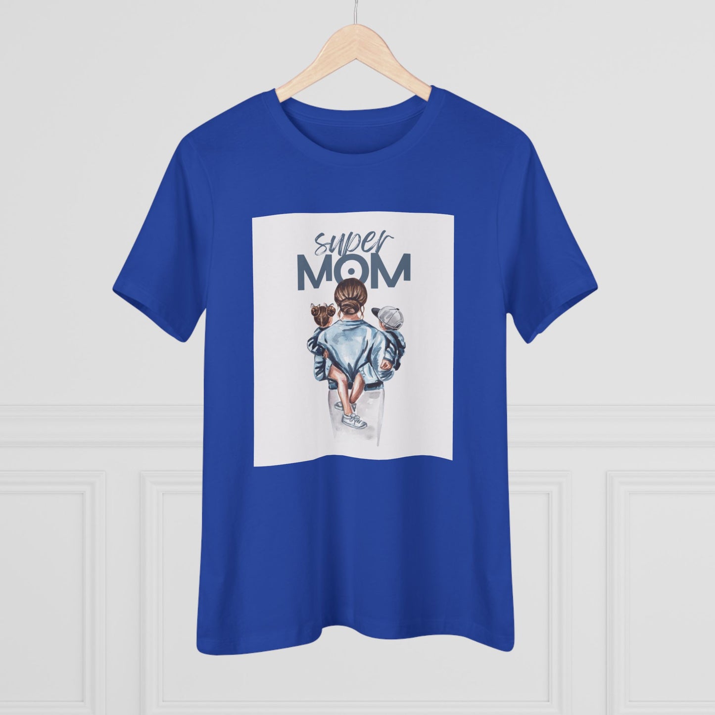 Super Mom Women's Cotton Tee - Perfect Gift for Mother's Day