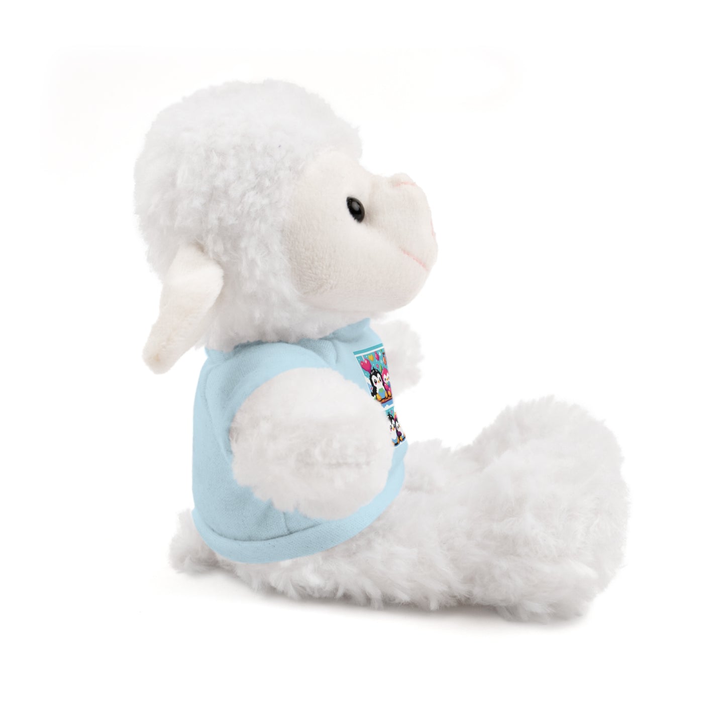 Cute Stuffed Animal with Custom Tee - Perfect Gift for Kids!
