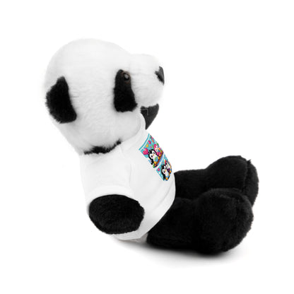 Cute Stuffed Animal with Custom Tee - Perfect Gift for Kids!
