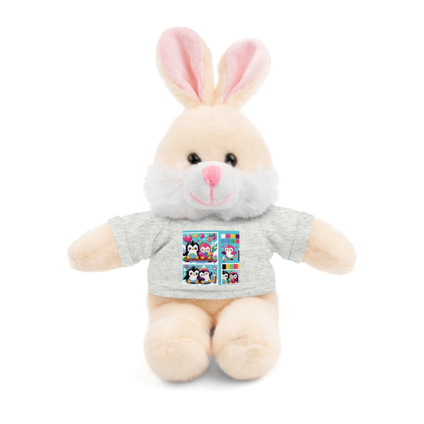 Cute Stuffed Animal with Custom Tee - Perfect Gift for Kids!