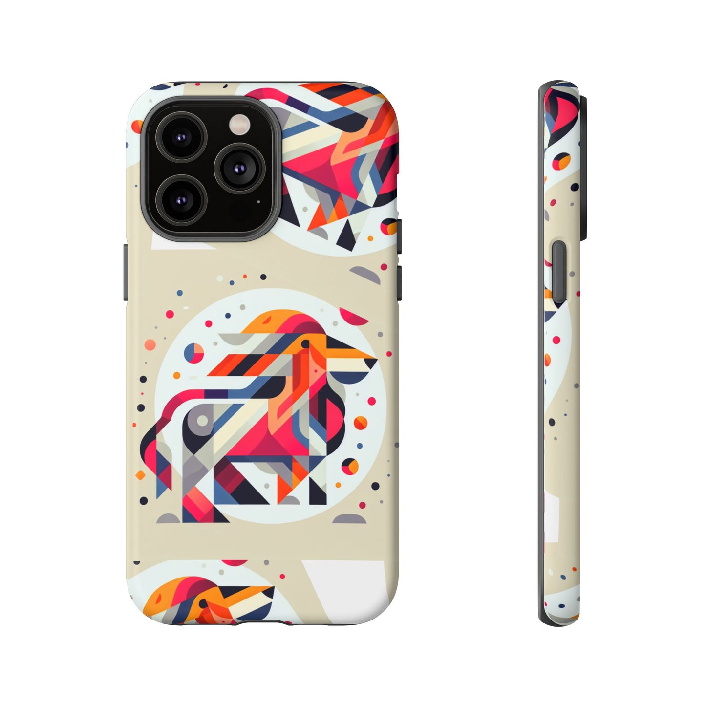Vibrant Abstract Animal Phone Case - Tough Cases