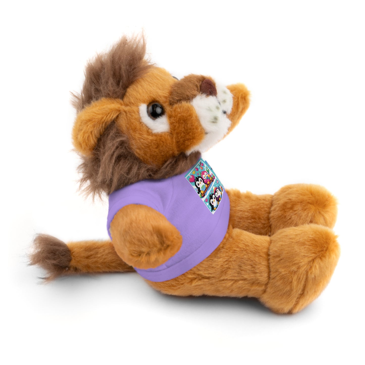 Cute Stuffed Animal with Custom Tee - Perfect Gift for Kids!