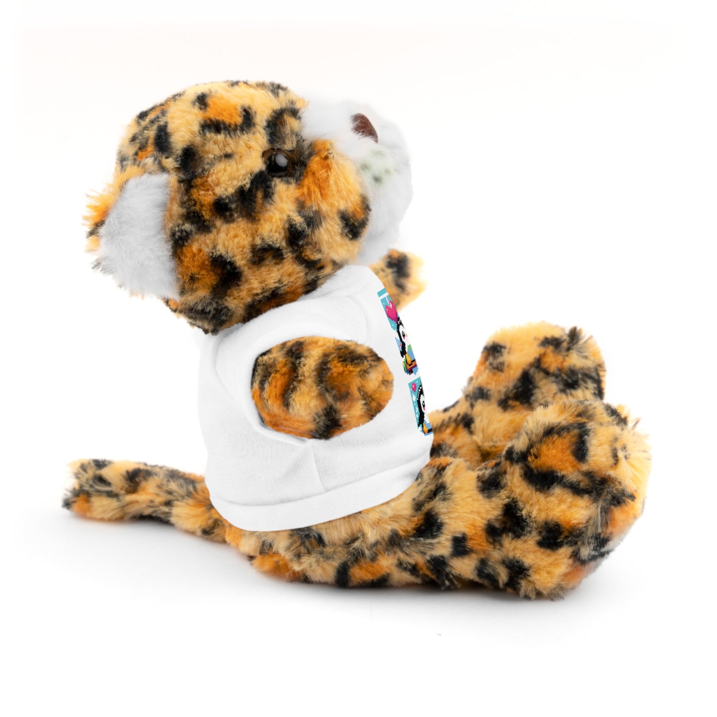 Cute Stuffed Animal with Custom Tee - Perfect Gift for Kids!