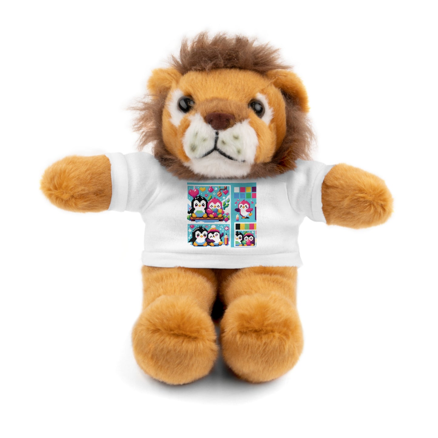 Cute Stuffed Animal with Custom Tee - Perfect Gift for Kids!
