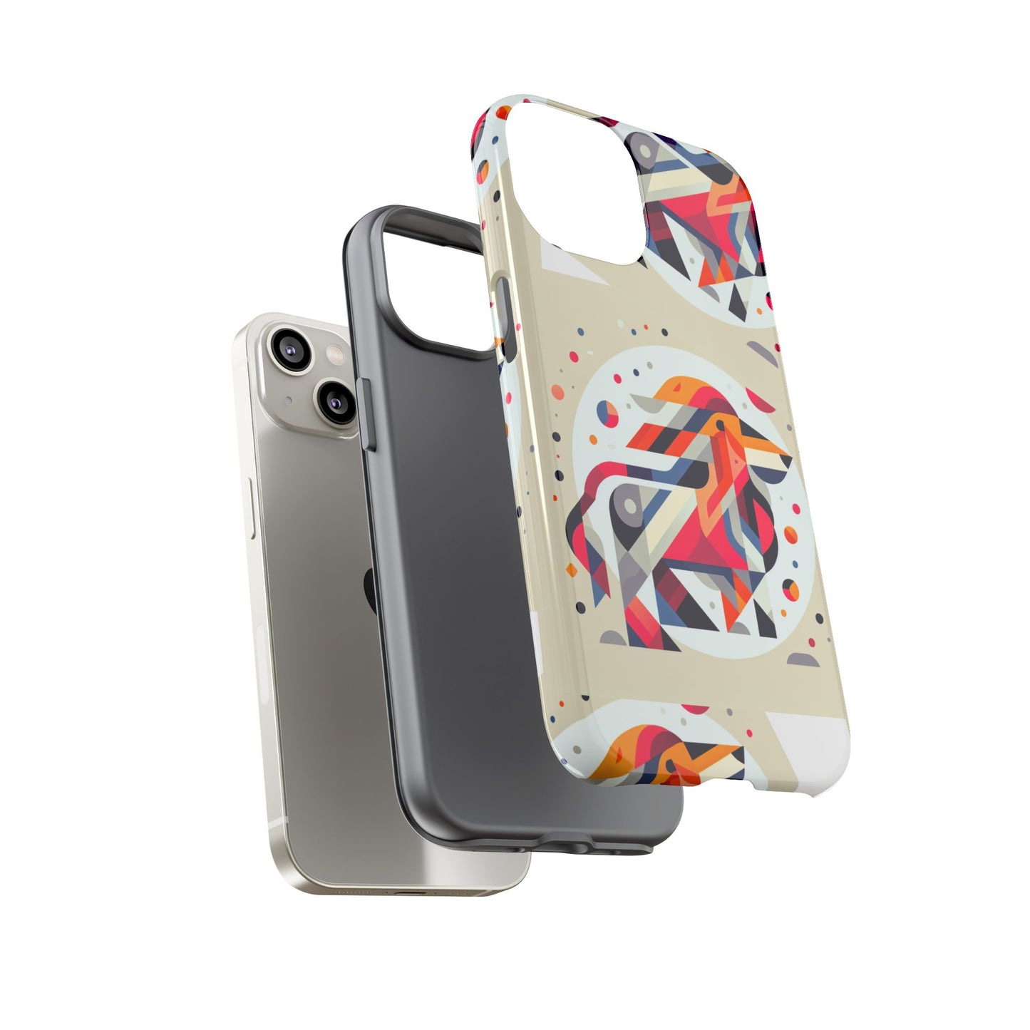 Vibrant Abstract Animal Phone Case - Tough Cases
