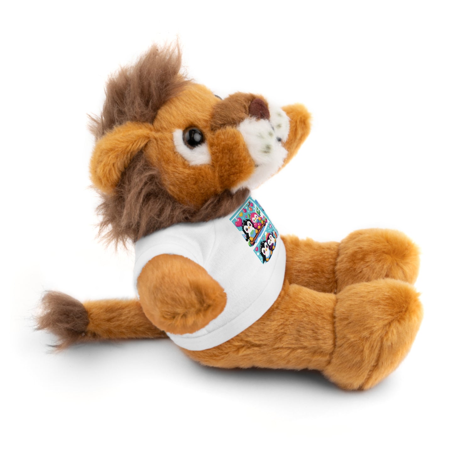 Cute Stuffed Animal with Custom Tee - Perfect Gift for Kids!