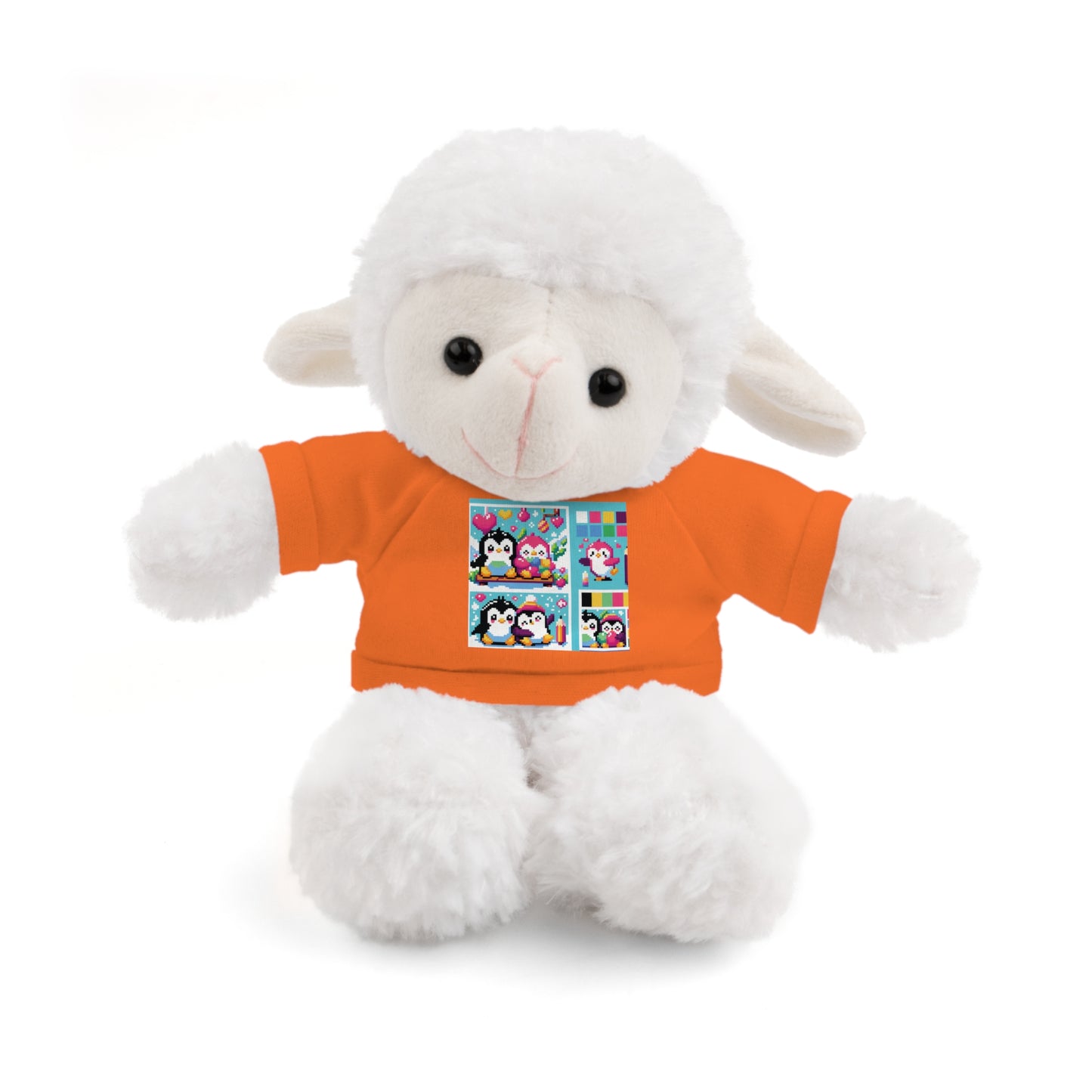 Cute Stuffed Animal with Custom Tee - Perfect Gift for Kids!