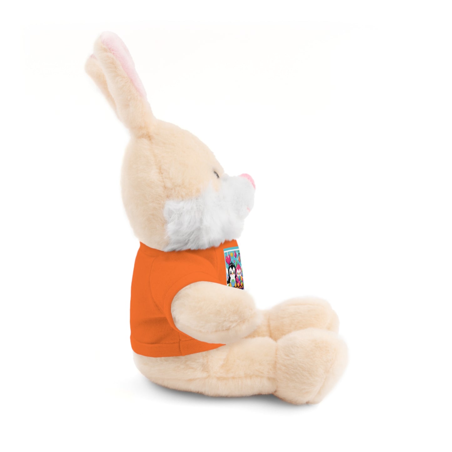 Cute Stuffed Animal with Custom Tee - Perfect Gift for Kids!