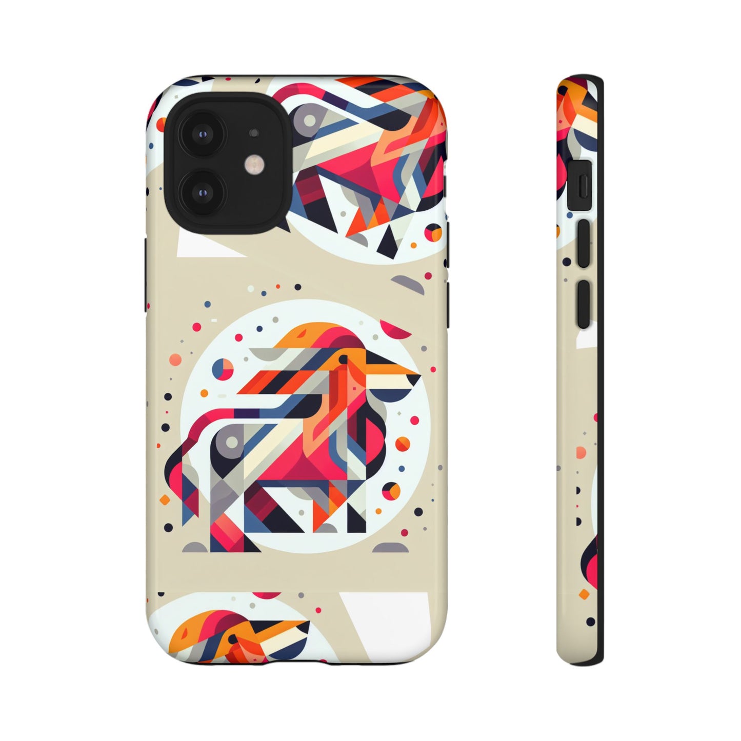 Vibrant Abstract Animal Phone Case - Tough Cases