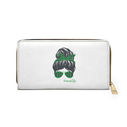 Mom Life Zipper Wallet - Stylish Accessory for Busy Moms
