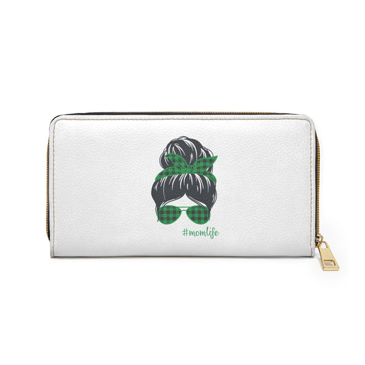 Mom Life Zipper Wallet - Stylish Accessory for Busy Moms