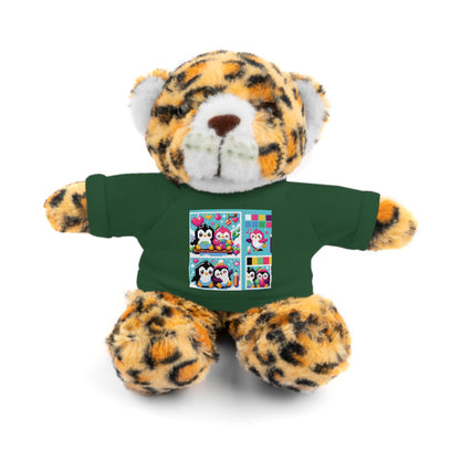 Cute Stuffed Animal with Custom Tee - Perfect Gift for Kids!