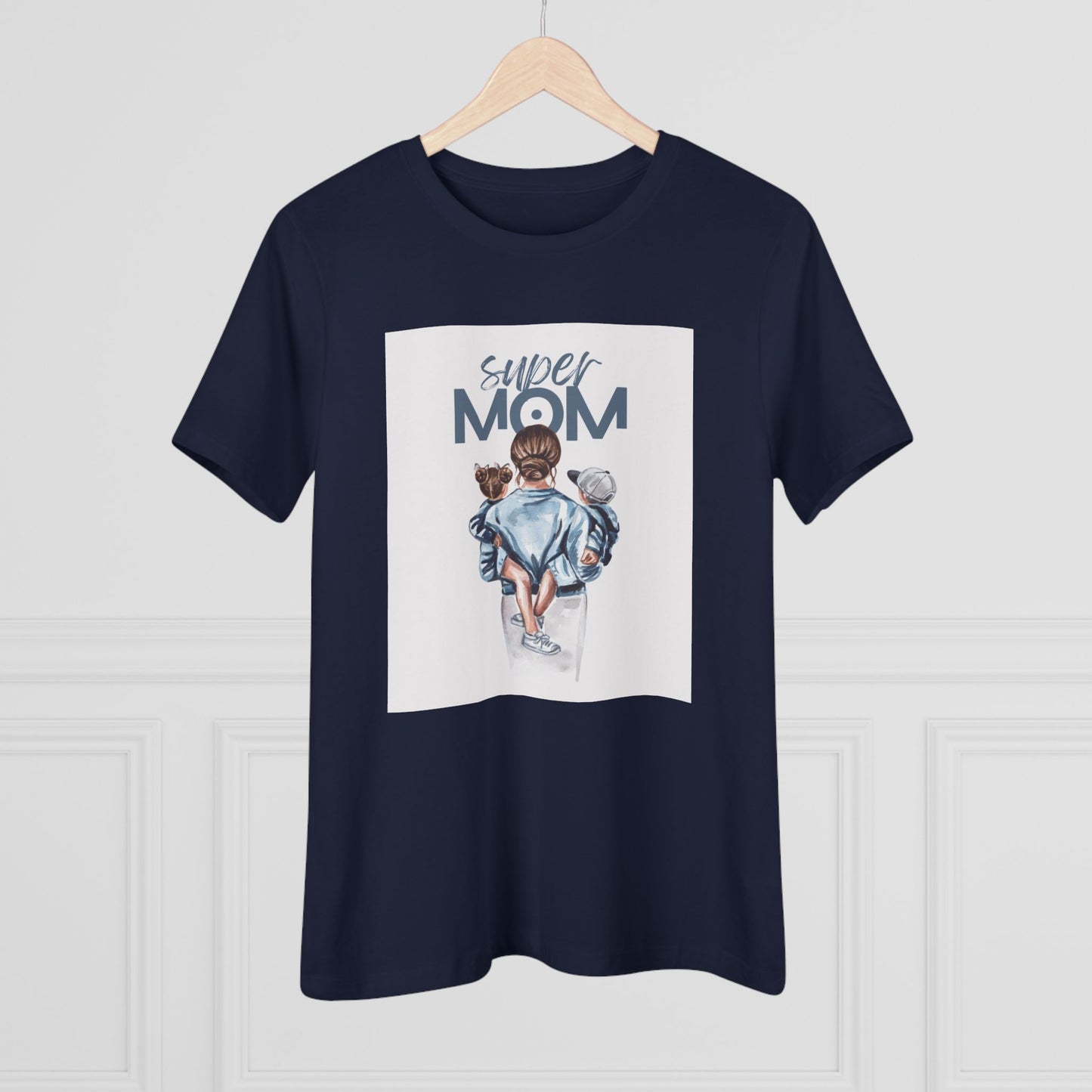 Super Mom Women's Cotton Tee - Perfect Gift for Mother's Day