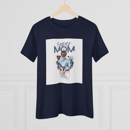 Super Mom Women's Cotton Tee - Perfect Gift for Mother's Day