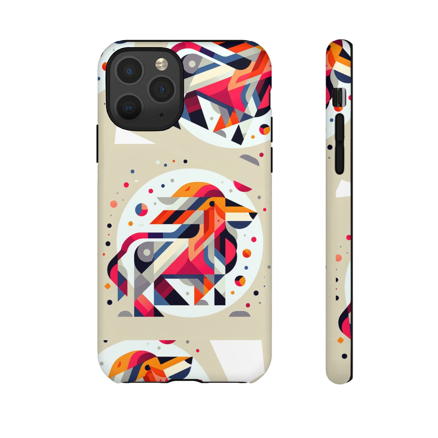 Vibrant Abstract Animal Phone Case - Tough Cases