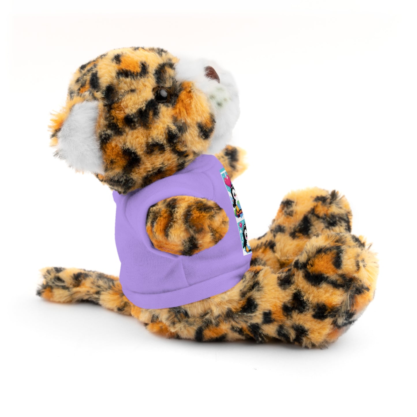 Cute Stuffed Animal with Custom Tee - Perfect Gift for Kids!