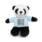 Cute Stuffed Animal with Custom Tee - Perfect Gift for Kids!