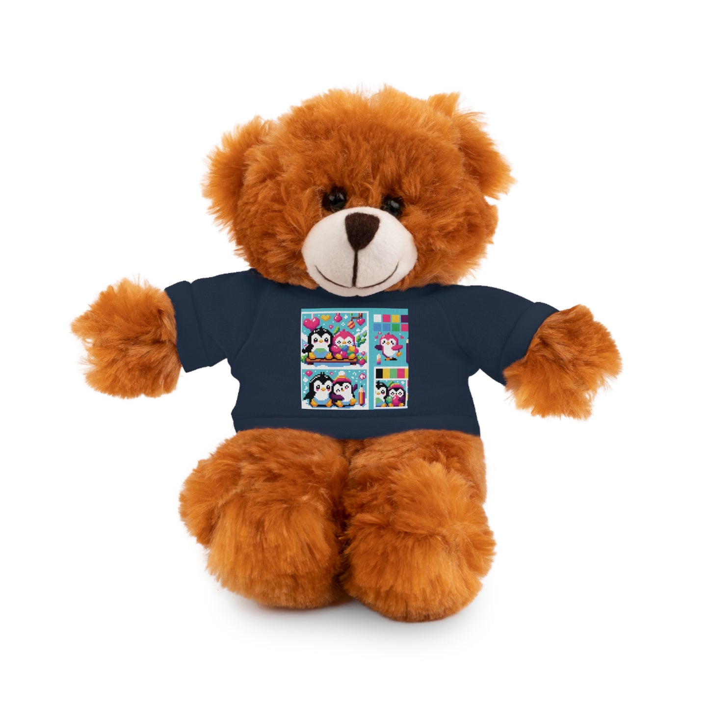 Cute Stuffed Animal with Custom Tee - Perfect Gift for Kids!