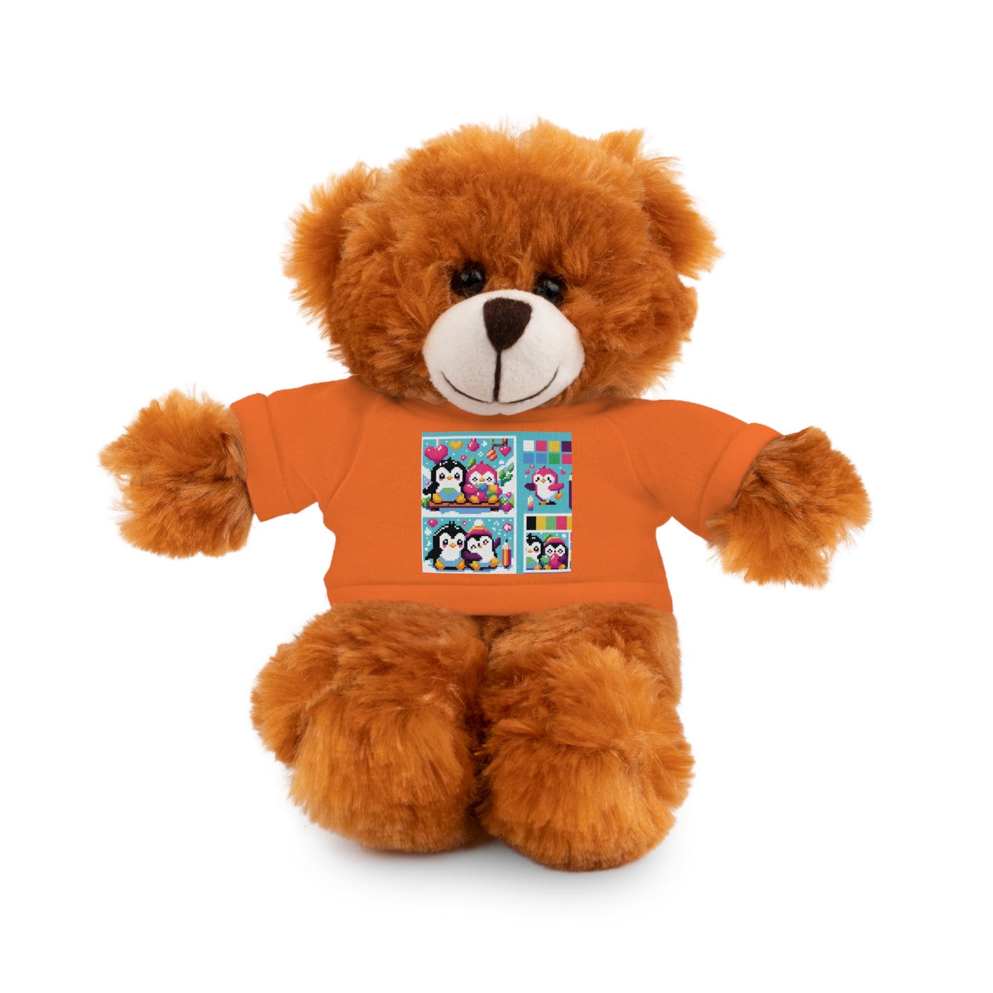 Cute Stuffed Animal with Custom Tee - Perfect Gift for Kids!