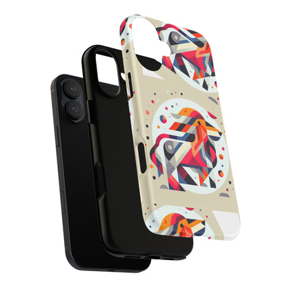 Vibrant Abstract Animal Phone Case - Tough Cases