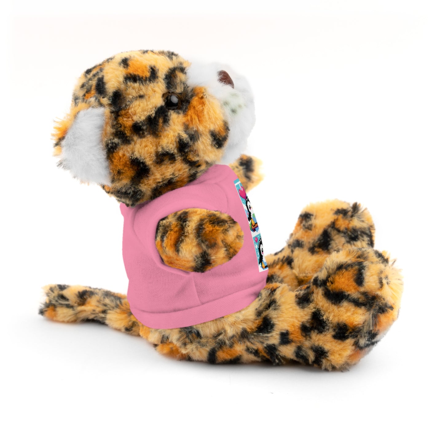 Cute Stuffed Animal with Custom Tee - Perfect Gift for Kids!