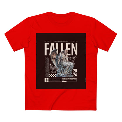 Fallen Angel Graphic Tee | Stand Tall and Unstoppable | Aesthetic T-Shirt for Art Lovers
