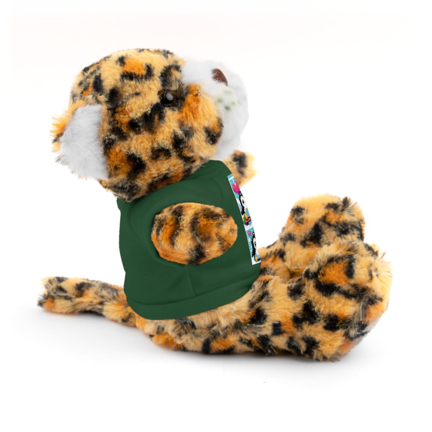 Cute Stuffed Animal with Custom Tee - Perfect Gift for Kids!
